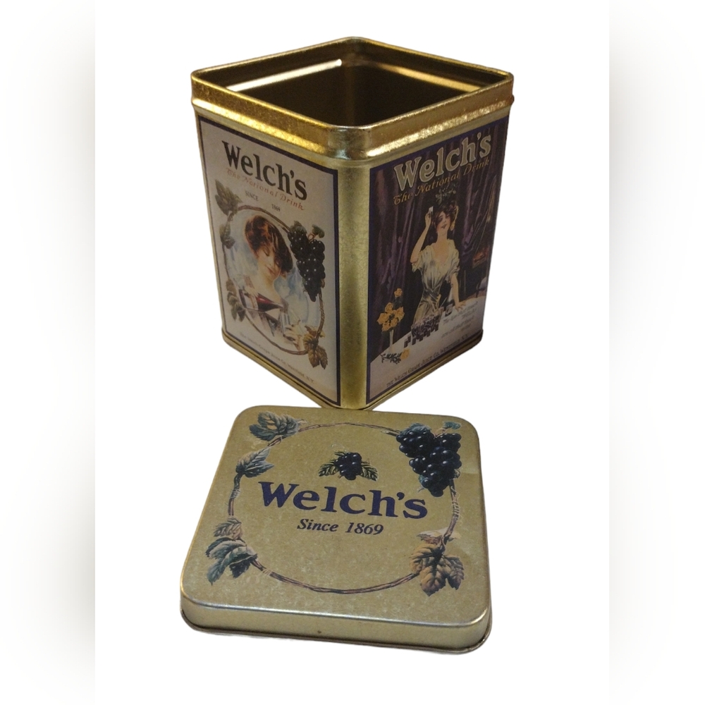 Welches The National Drink Tin Canister